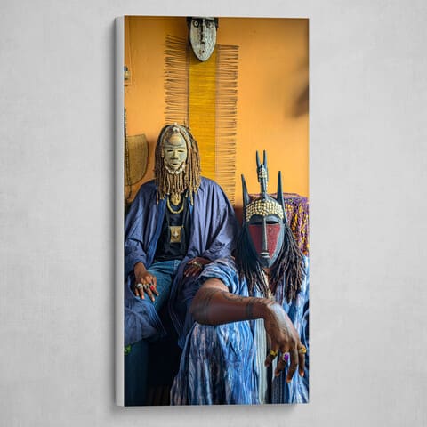 Artistic Connection, fine art canvas print by Jeryce Dianingana